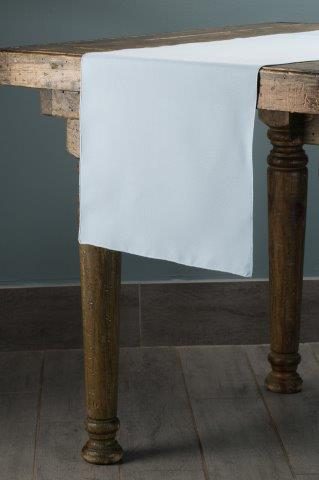 Classic Solid Light Blue table runner